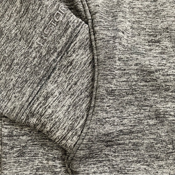 Under Armour Cold Gear Heather Grey Pullover Hoodie Sweatshirt Kangaroo Pocket M - Picture 4 of 8